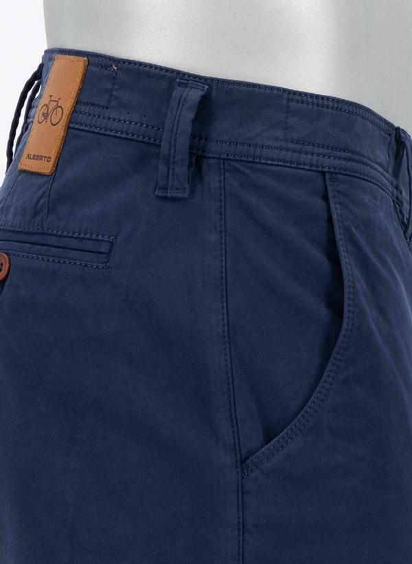 Alberto Bike, Chino Bike, Regular Fit, Baumwoll-Stretch, dunkelblau