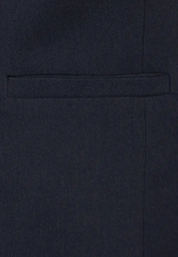 Street One Twill Blazer in Unifarbe