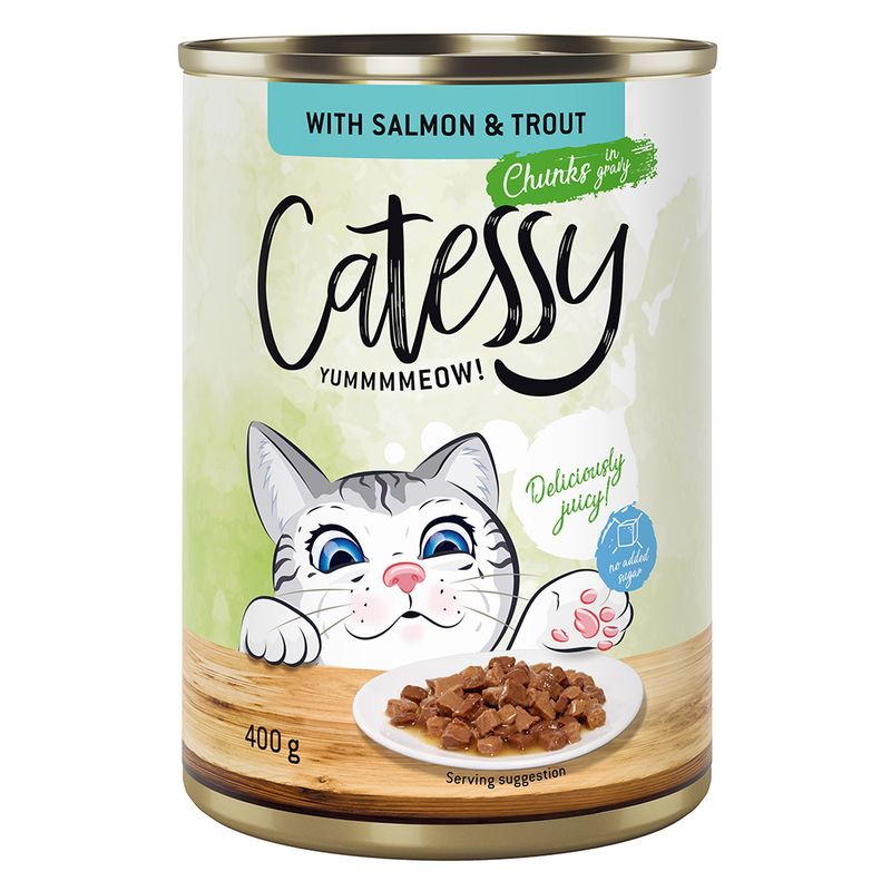 Sparpaket Catessy Häppchen in Sauce oder Gelee 24 x 400 g | bitiba