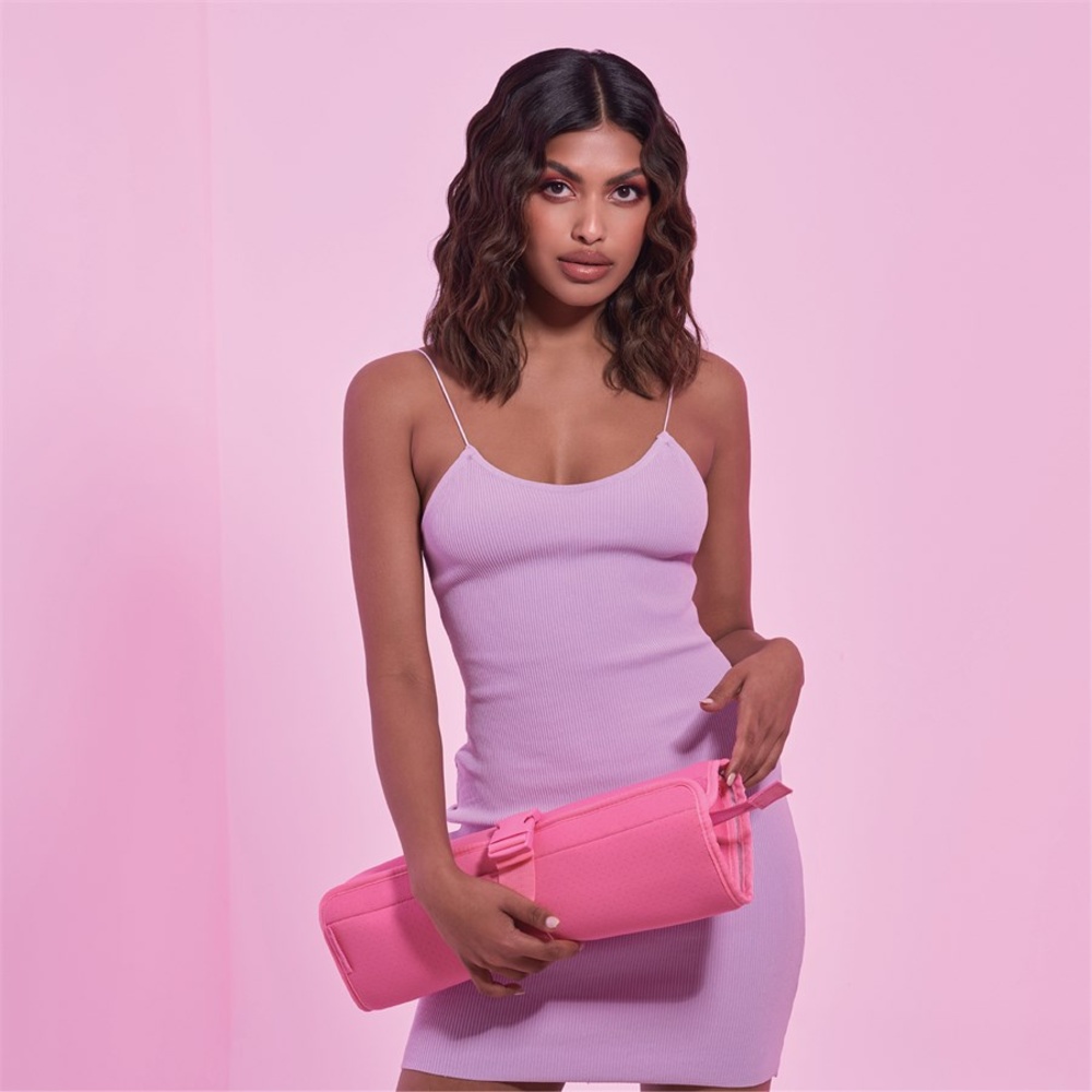 Mermade Hair Heat Mat + Clutch Pink Barrettes