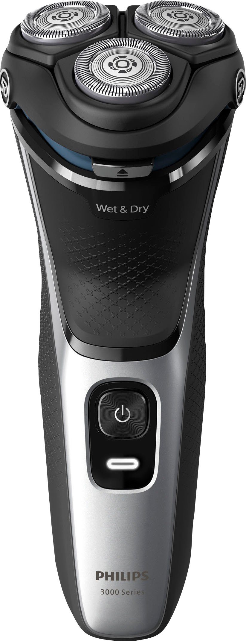 Philips Elektrorasierer Shaver Series 3000 S3143/00, Aufsätze: 1, ausklappbarer Präzisionstrimmer, 5-dimensional bewegl. Flex-Scherköpfe, Schutzkappe