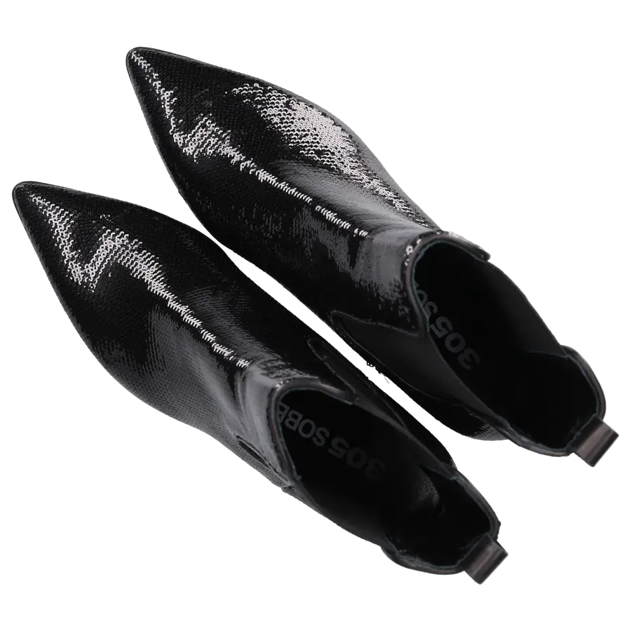 305 SOBE - Chelsea Boots ROCKET Pailletten - schwarz