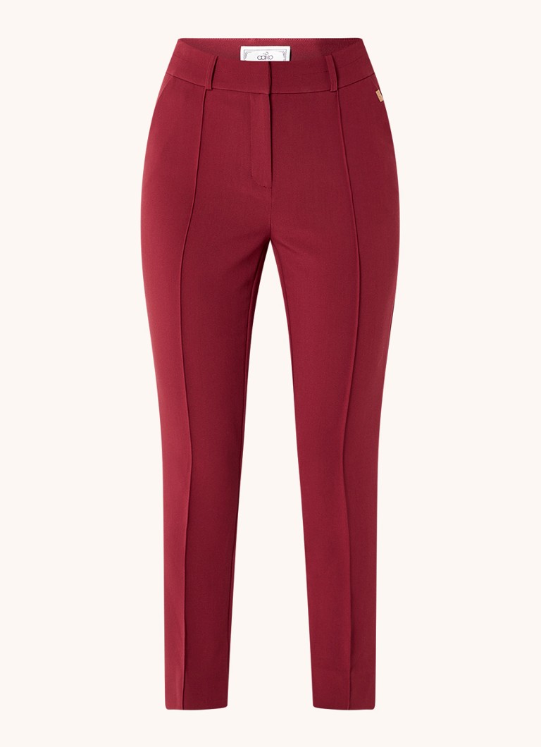 Pantaloni Aaiko Parene cu talie înaltă, slim fit, cu buzunare laterale
