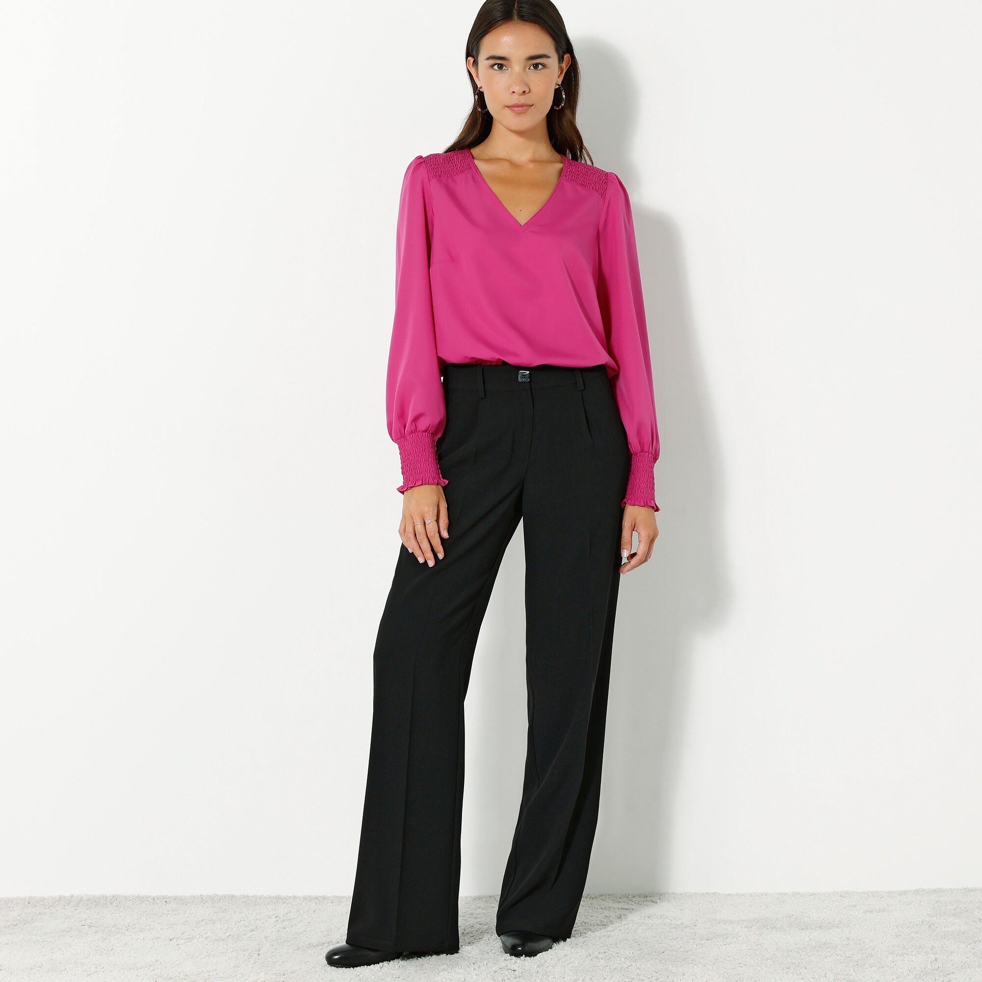 Pantalon large fluide