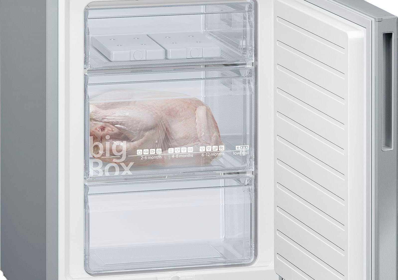 SIEMENS Kühl-/Gefrierkombination KG39EALCA, 201 cm hoch, 60 cm breit