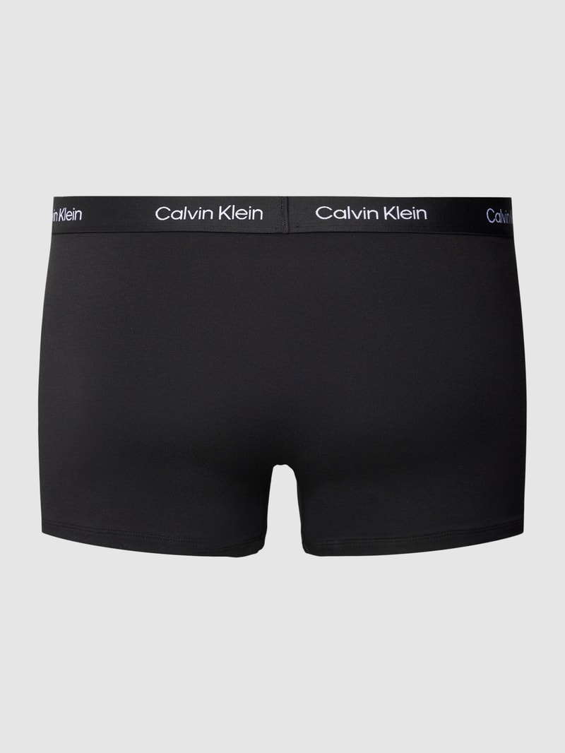 PLUS SIZE Trunks mit Label-Details in schwarz
