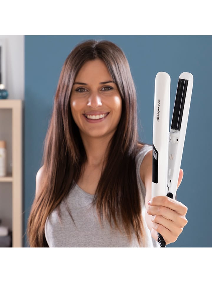 InnovaGoods Haarglätter aus Keramik mit Dampffunktion - (B)29 x (H)3,5 x (T)4 cm günstig kaufen onesize