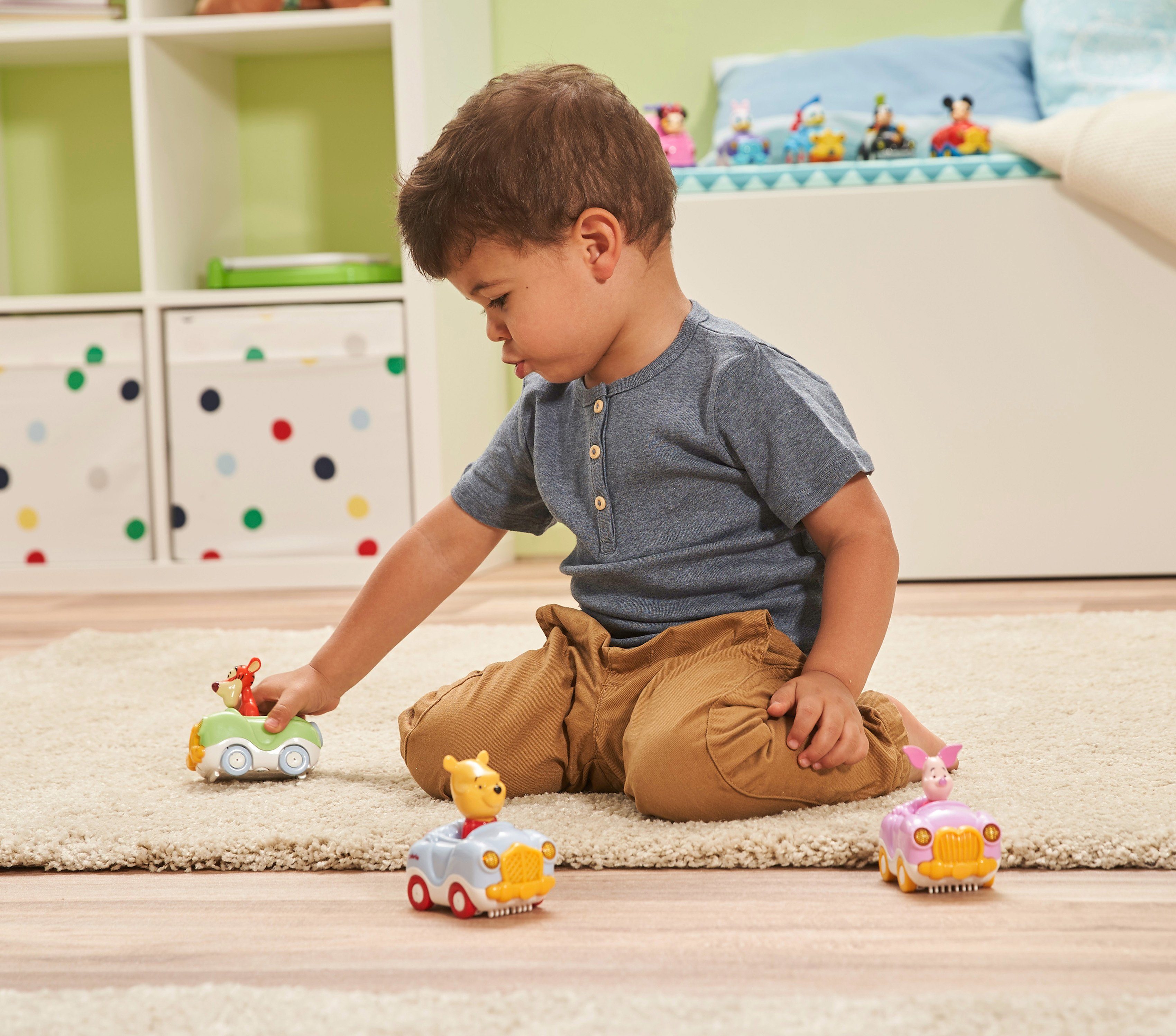Vtech® Spielzeug-Auto Tut Tut Baby Flitzer, Winnie Puuhs Cabrio, mit Licht und Sound