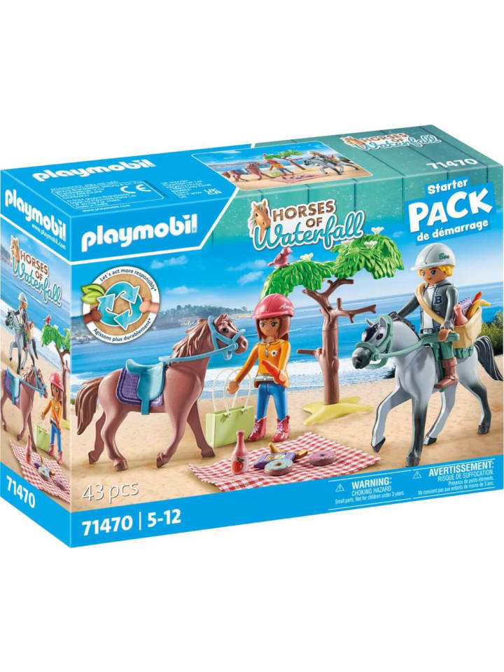 Playmobil Spielfigur Set Pferde von Waterfall - Strandausflug Amelia und Ben, 4-10 Jahre günstig kaufen onesize