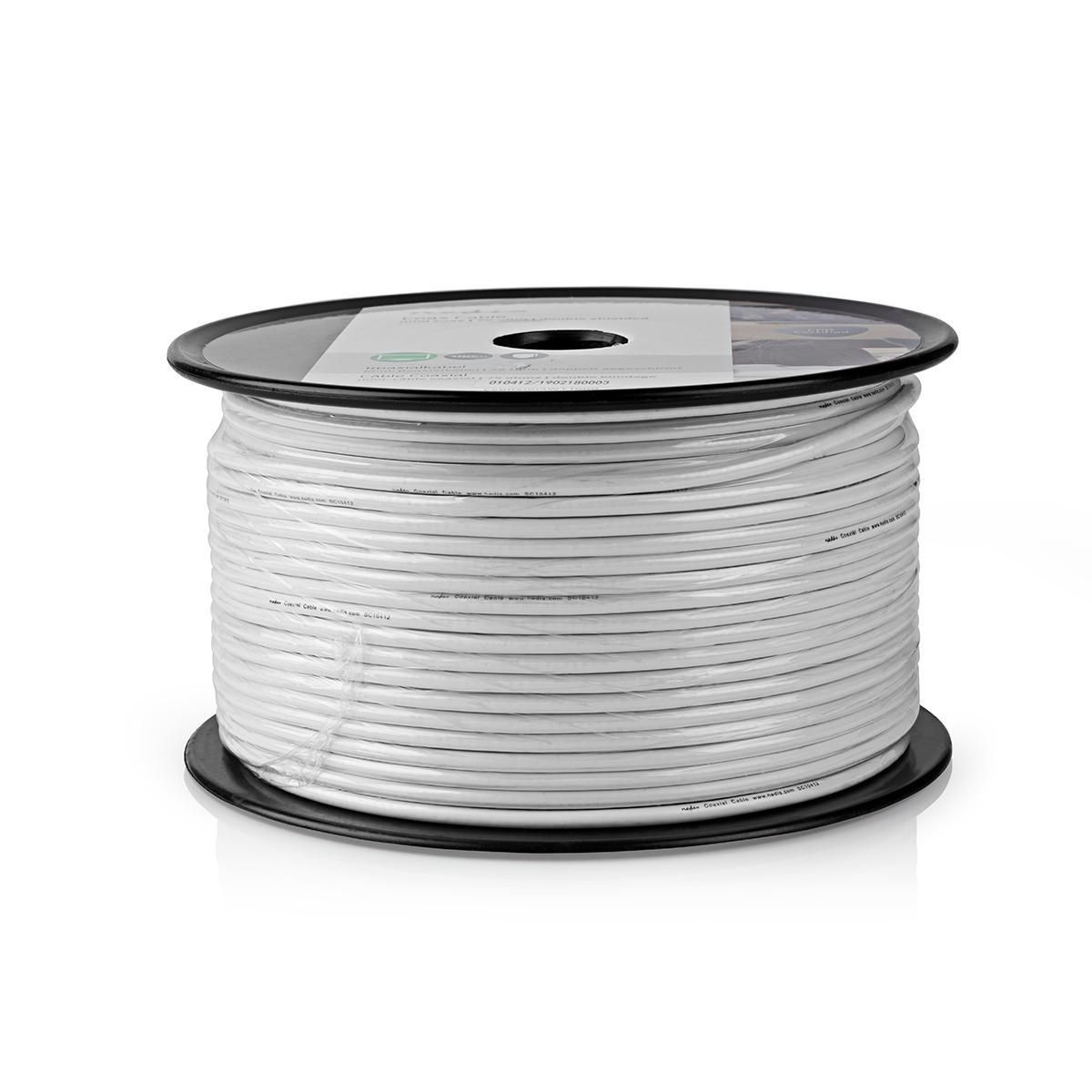 Nedis CSBR4025WT1000 100 meter coaxkabel