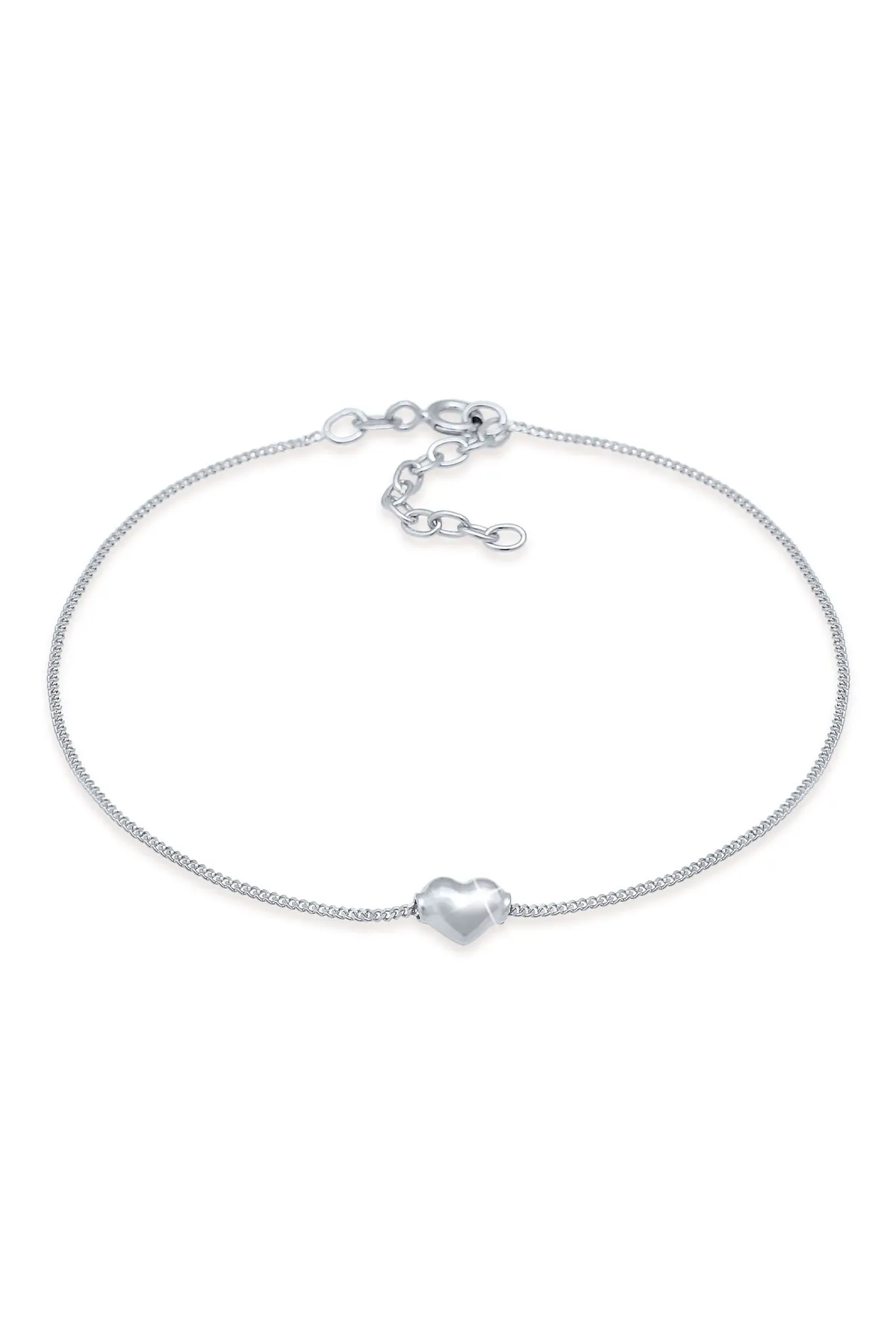 ELLI  Fußschmuck Kinder Herz Liebe Hübsch 925 Silber