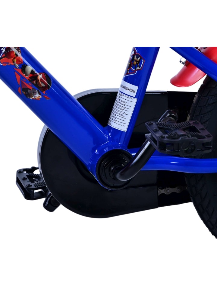 Volare Kinderfahrrad Sonic für Jungen 12 Zoll Kinderrad in Blau Rot Fahrrad  3 Jahre günstig kaufen onesize