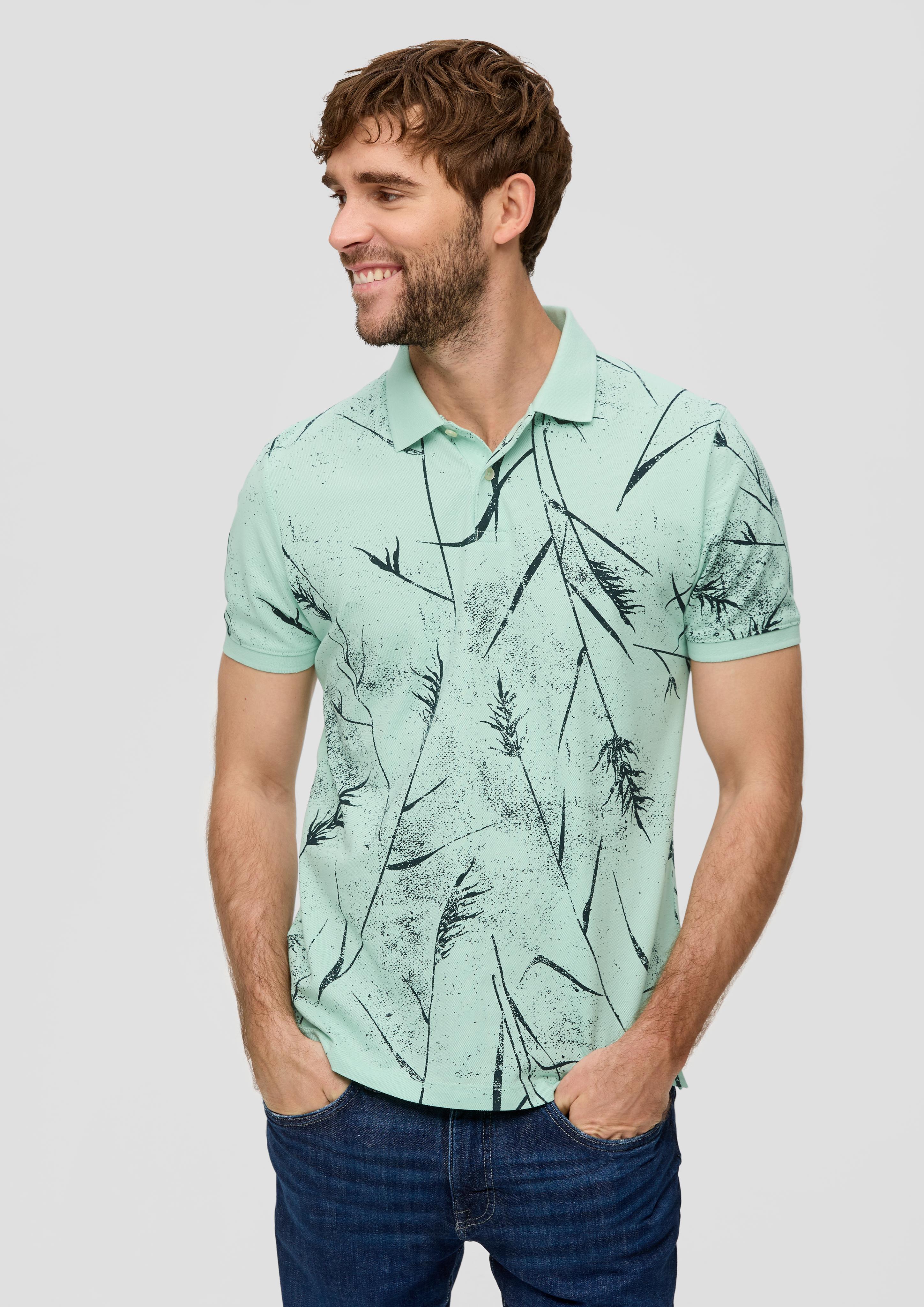 Poloshirt mit All-over-Print  2143942-65A3