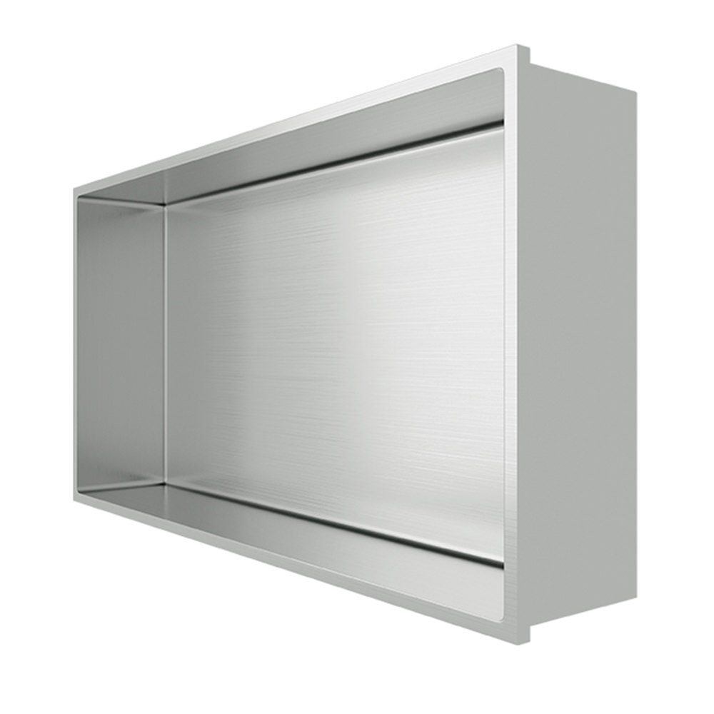 Aloni Regalaufsatz HEC60BS, (1-St), Aloni Wandnische Edelstahl rostfrei 300x600x100mm