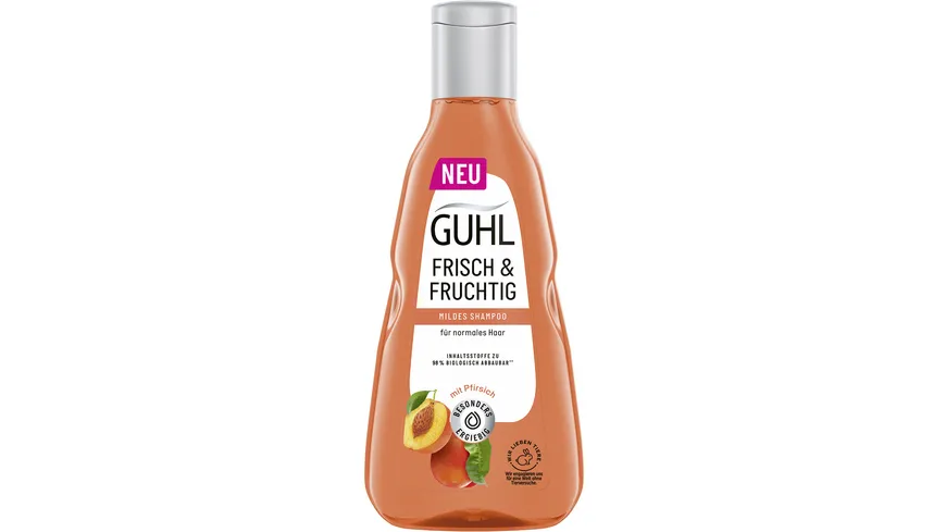 GUHL FRISCH & FRUCHT Mildes Shampoo für normales Haar 250 ml 250 ml