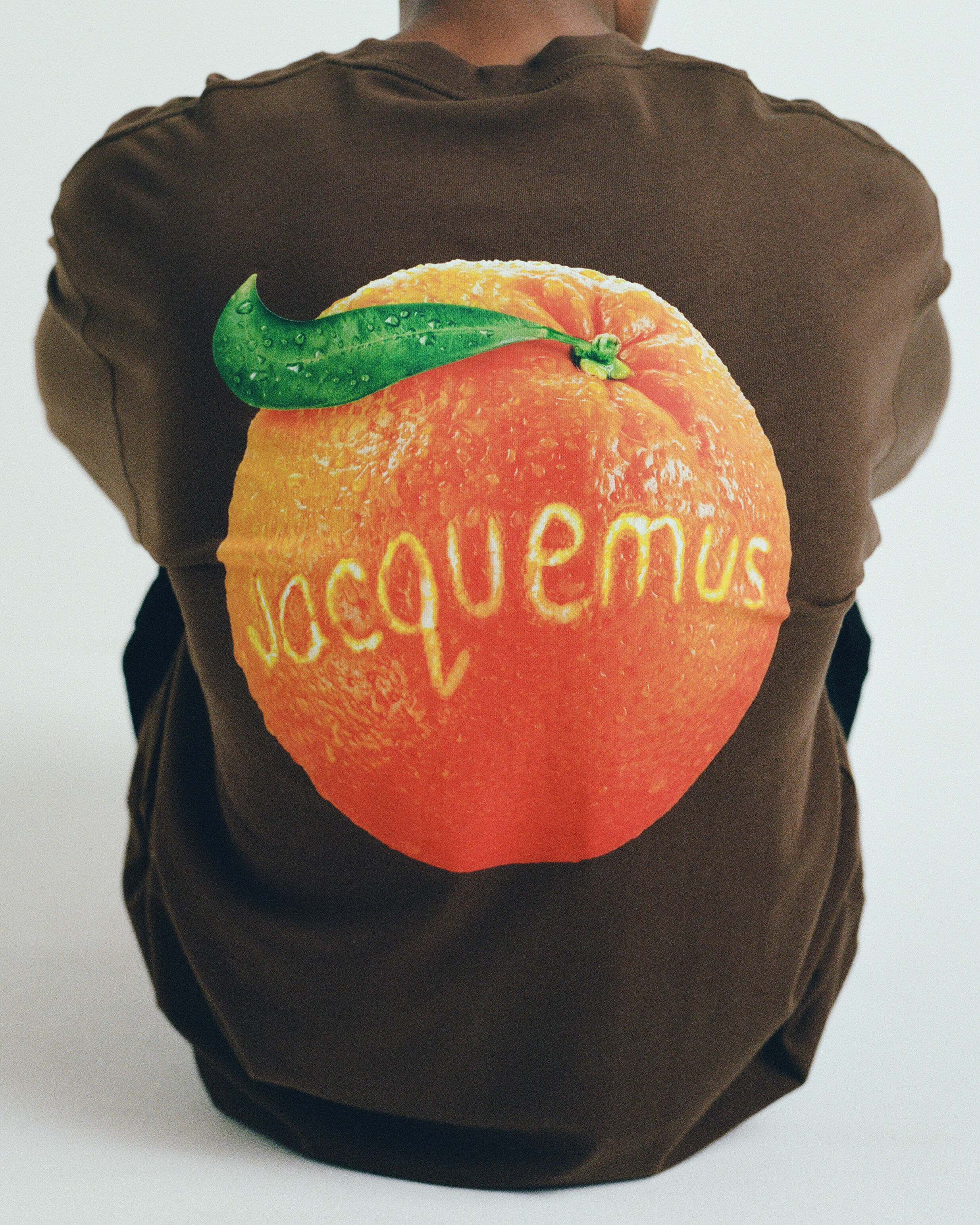 Le t-shirt manches longues orange JACQUEMUS + NIKE