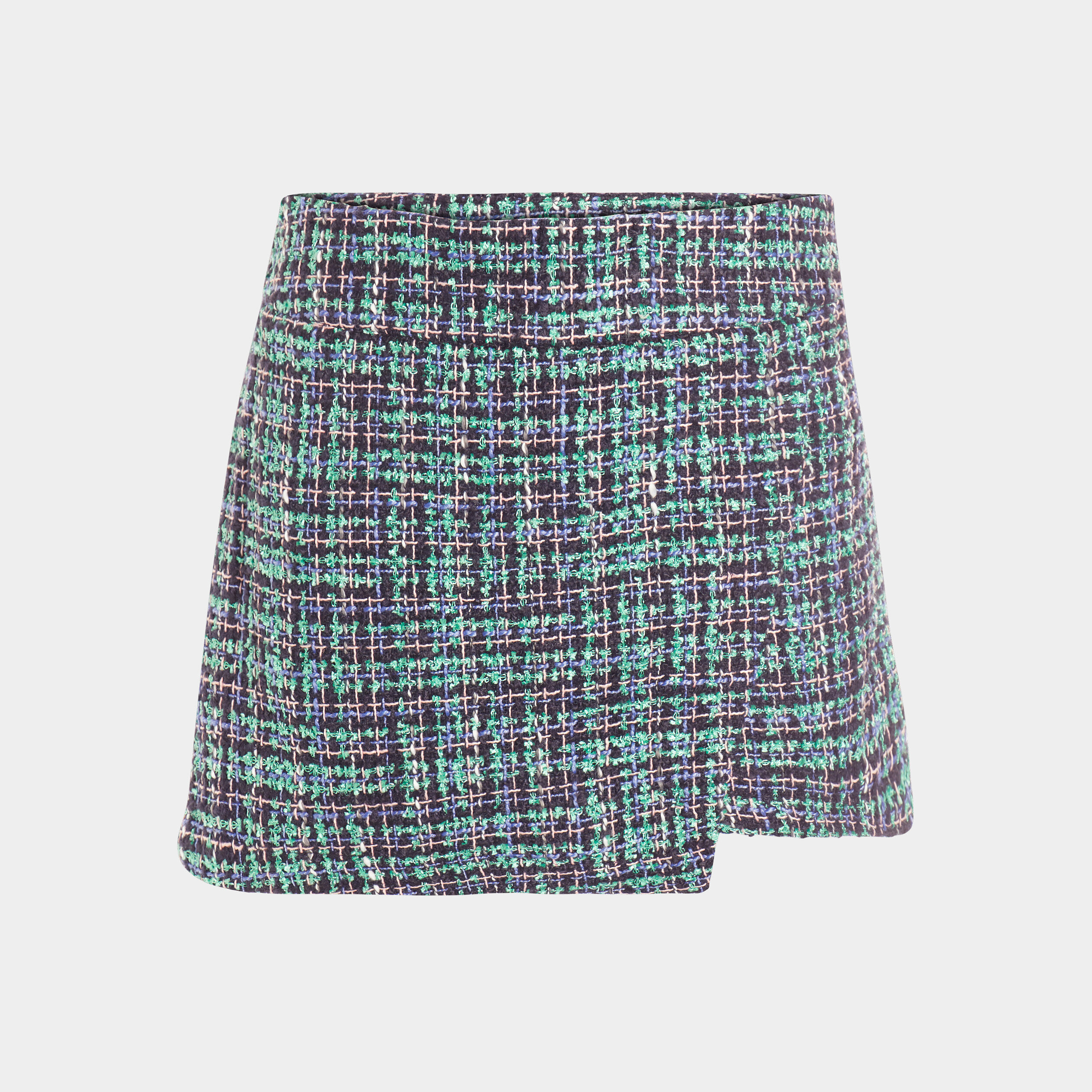Jupe-short droite bleu femme | La Halle