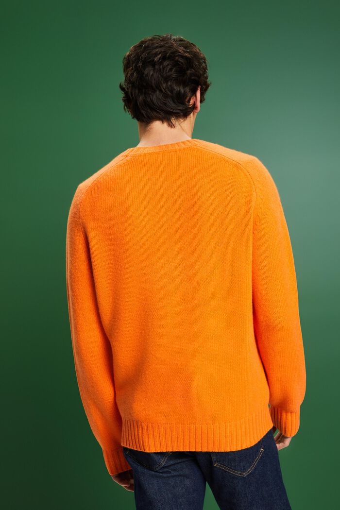Logo-Pullover aus Wolle und Kaschmir