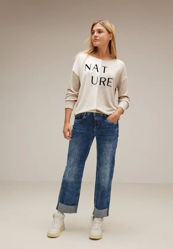 Street One Langarmshirt mit Wording