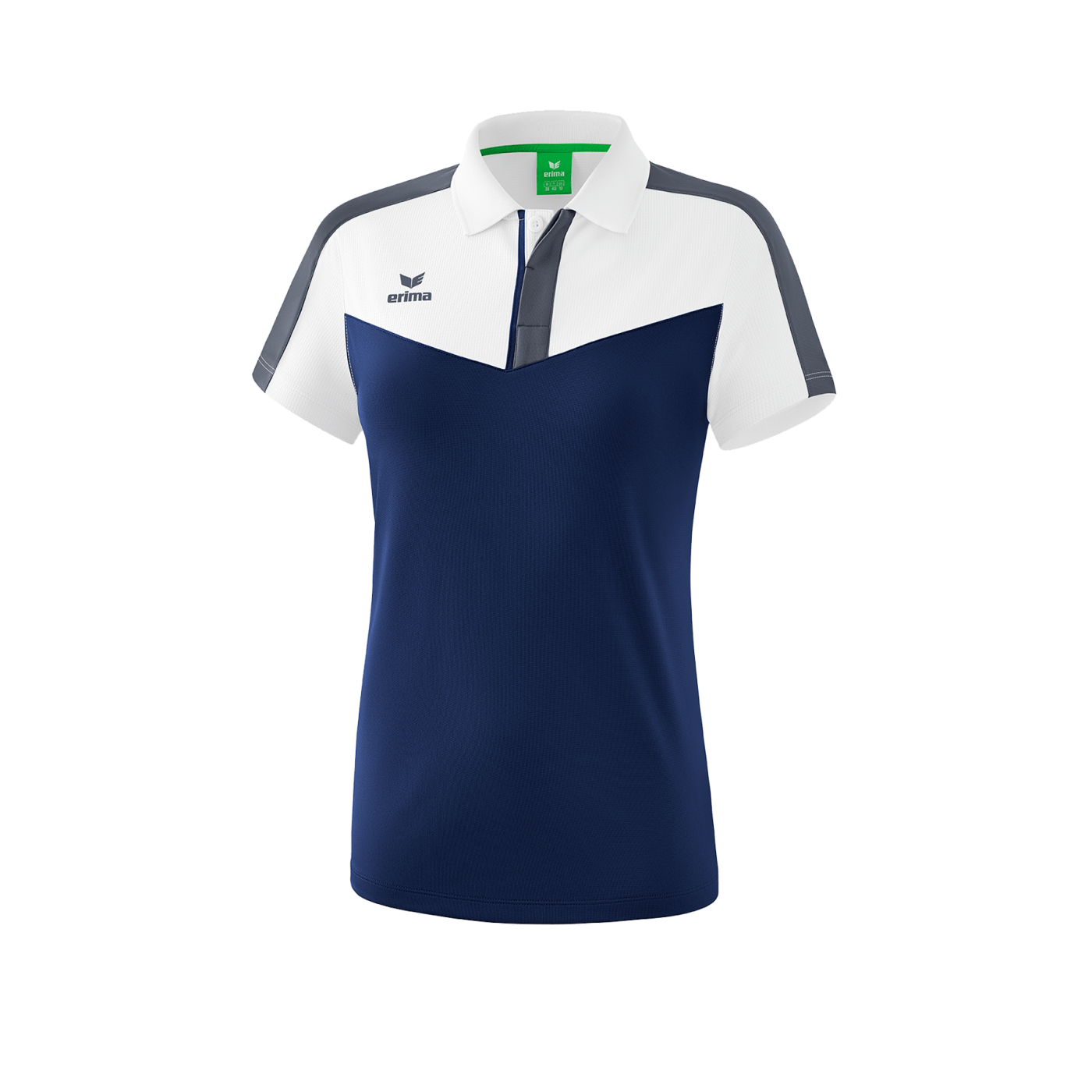 Erima Squad Poloshirt Damen Weiss Blau
