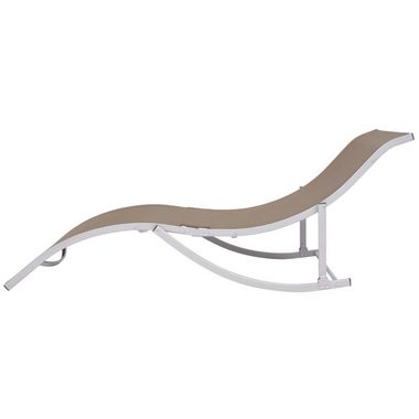 vidaXL Gartenliege Klappbare Sonnenliegen 2 Stk. Taupe Textilene, 2 St.