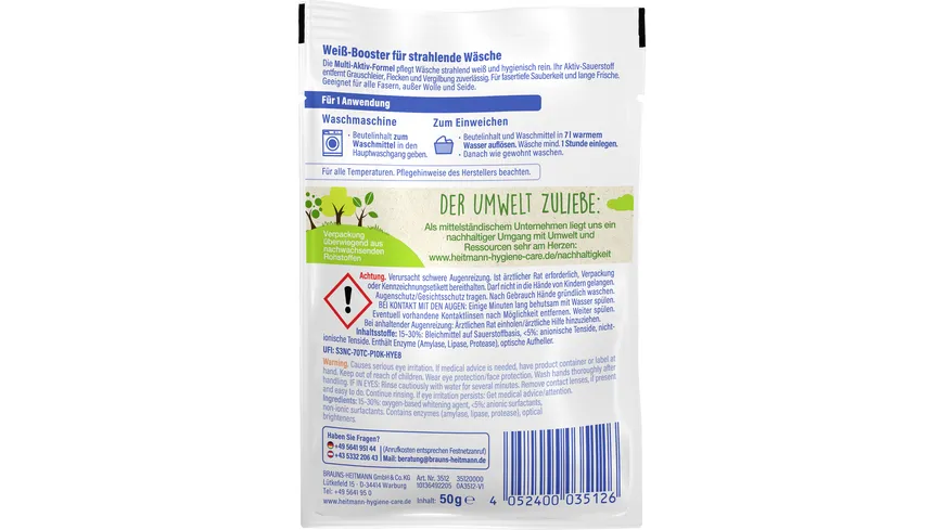 HEITMANN Wäscheweiss 50 g