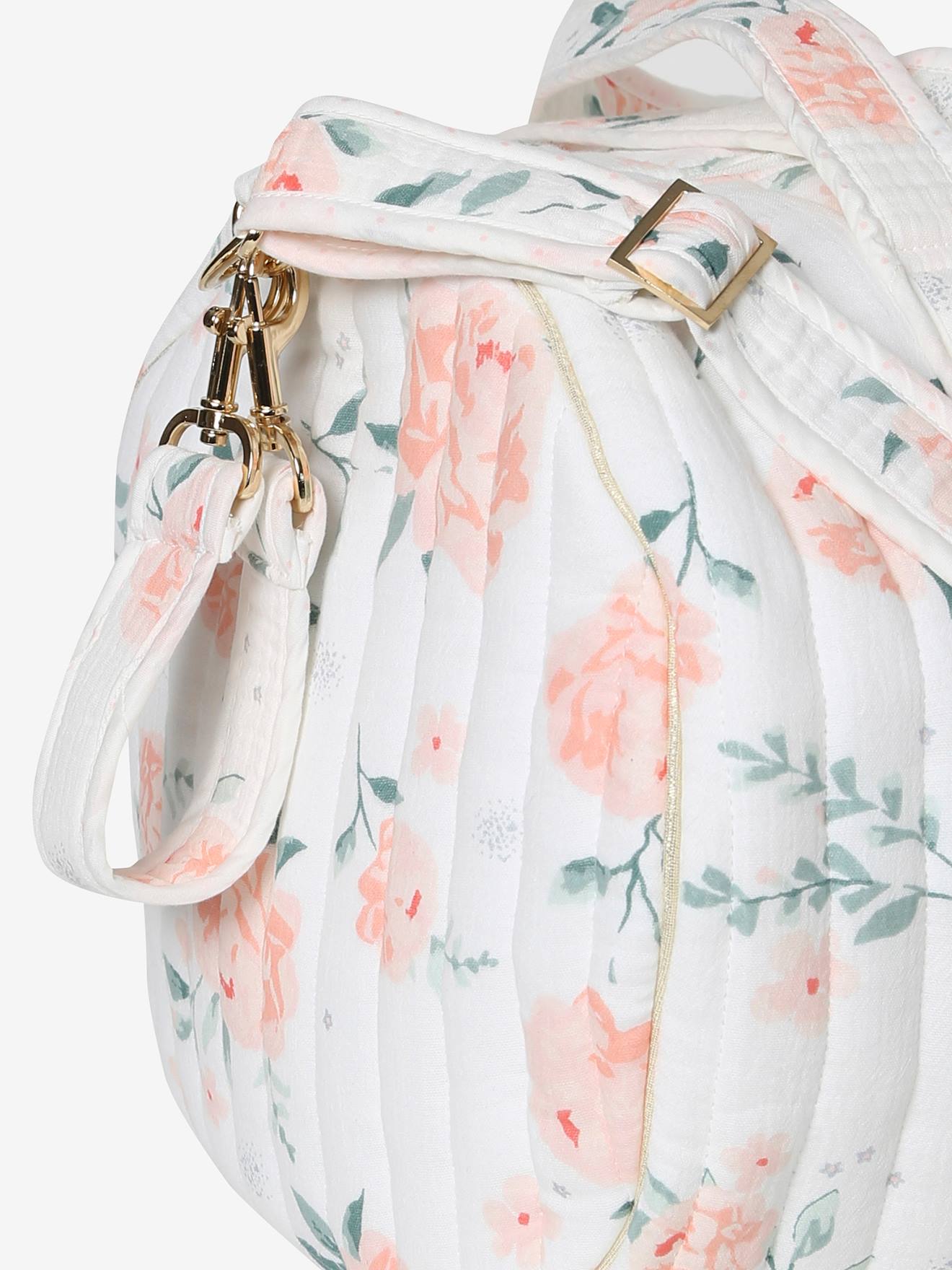 Sac à langer Baby Roll en gaze de coton eau de rose