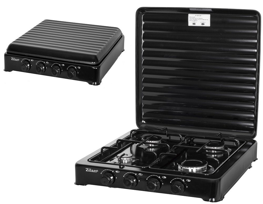 Zilan Gaskocher ZLN-7079, (Set), Nutzbar mit Butan / Propan - Gas oder LPG-Mischung (Flüssiggas)