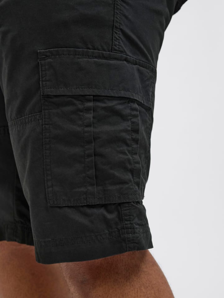 JACK & JONES PLUS Cargo Shorts in Black günstig kaufen
