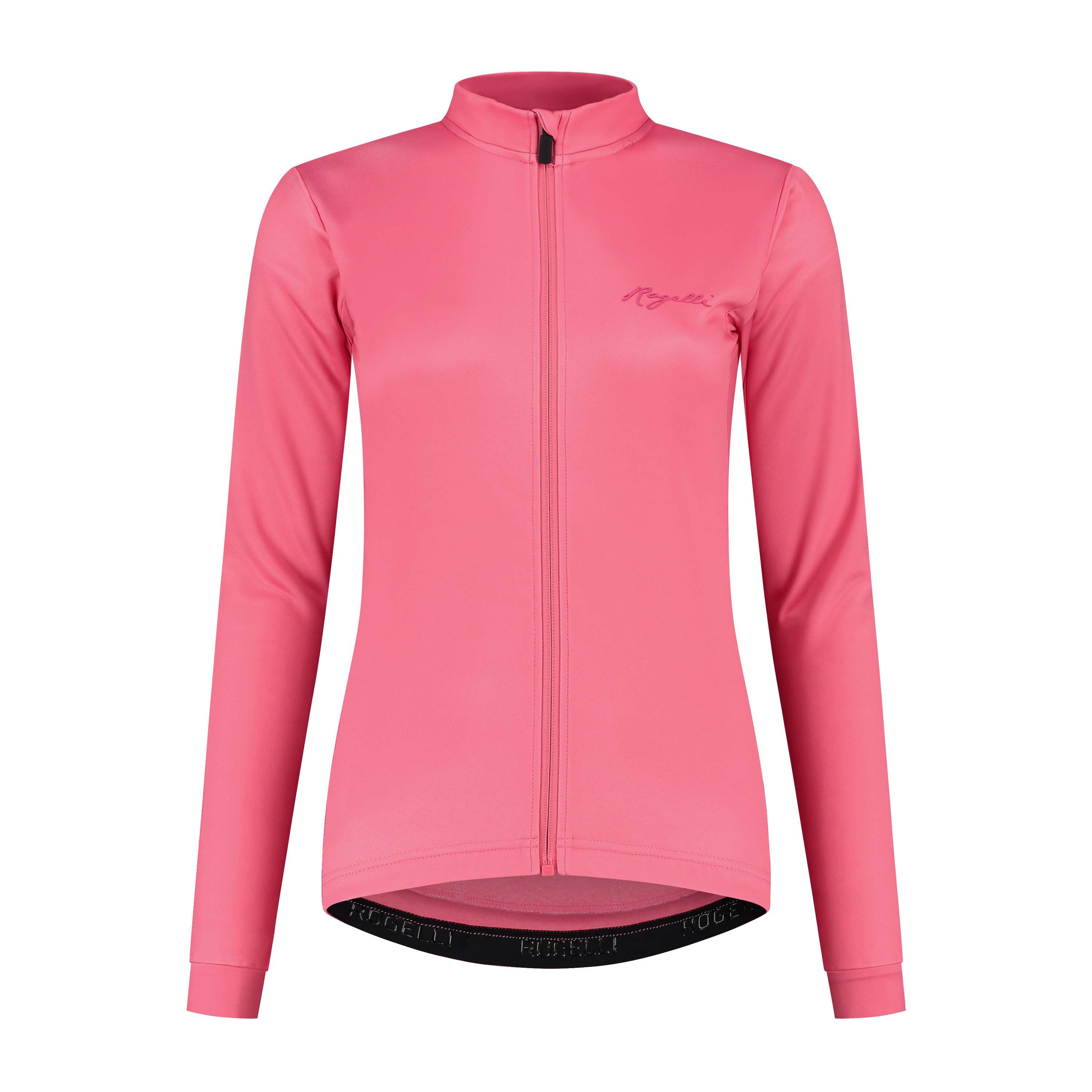 Rogelli Core Pink Damen Langarm-Radtrikot