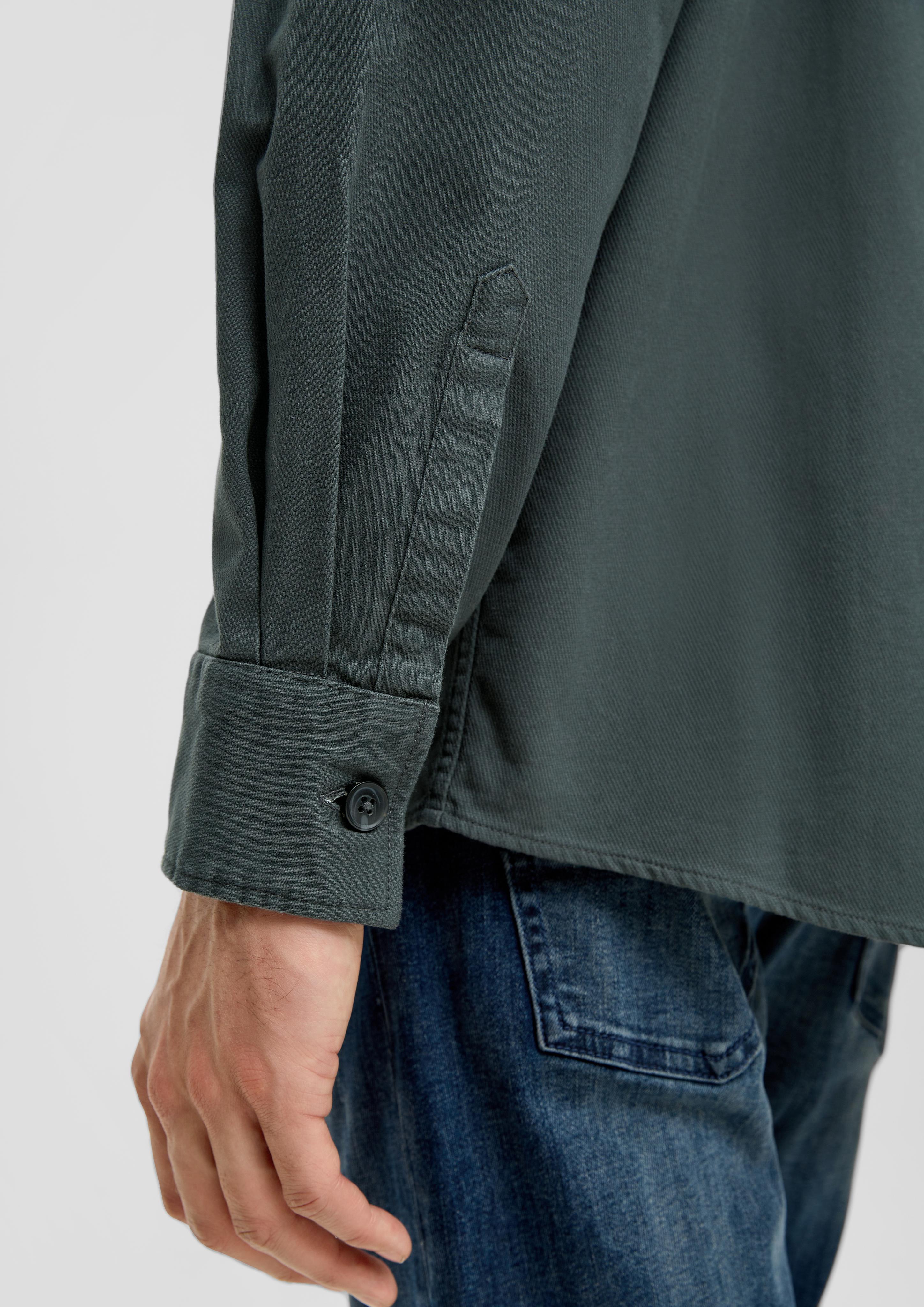 Relaxed: Overshirt aus Baumwollstretch  2133493-7909