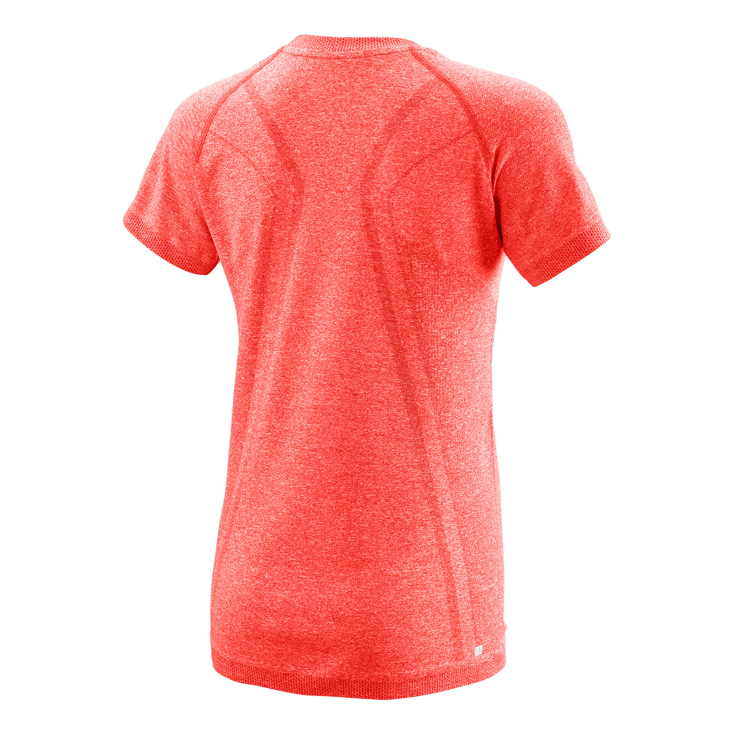 Power Seamless T-Shirt Damen - Koralle
