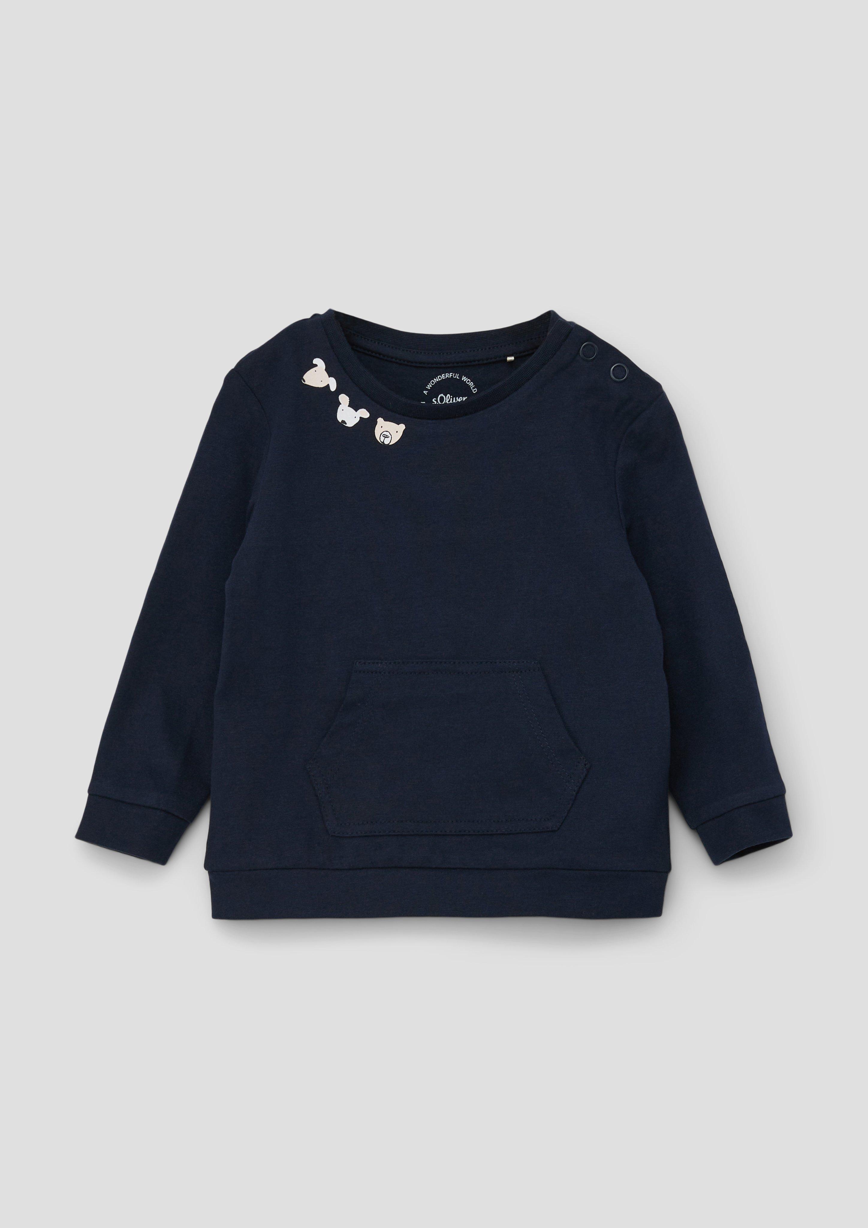 Longsleeve mit Kängurutasche  2133933-5952