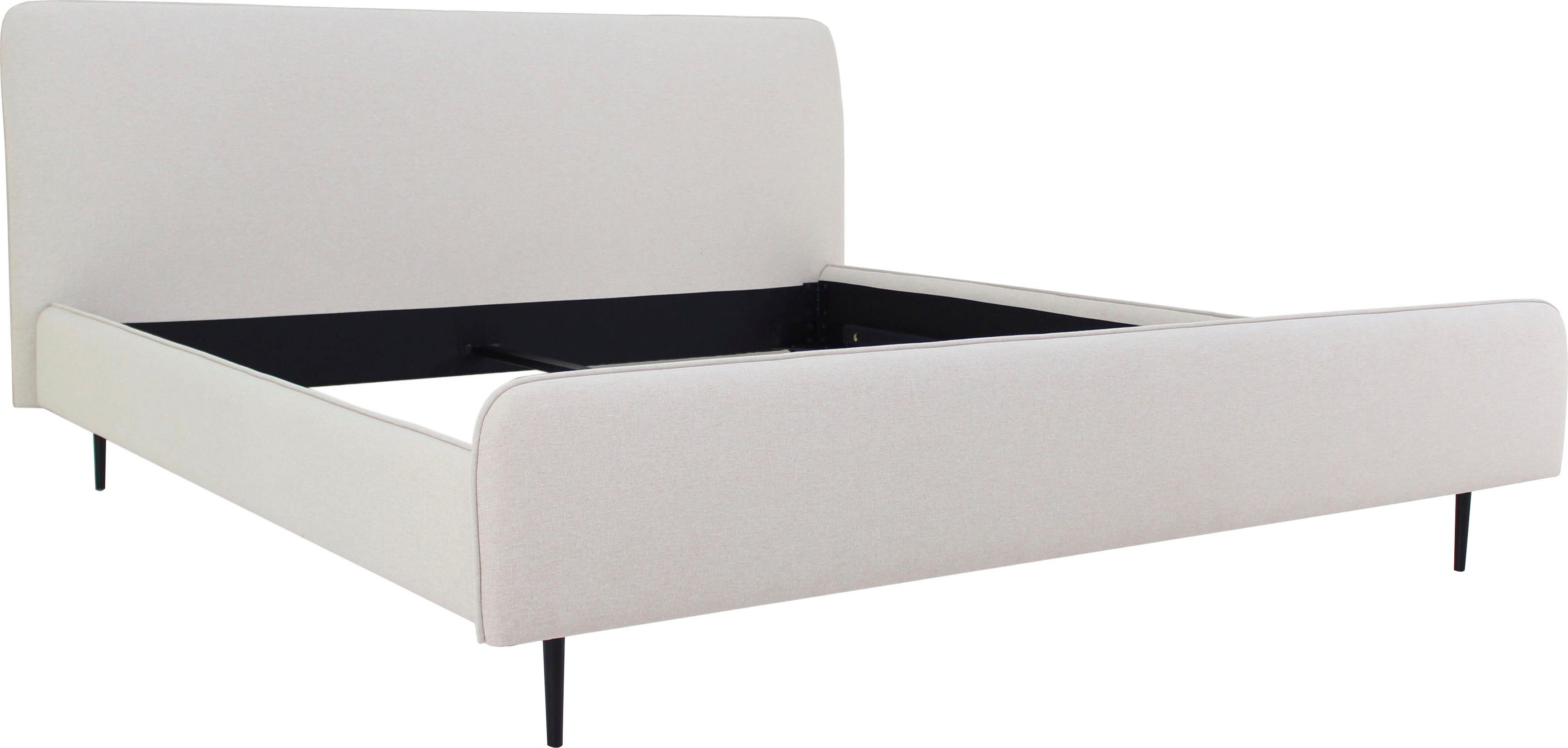 andas Polsterbett Edvard, mit gepolstertem Kopf- & Fußteil, aus der freundin Home Collection