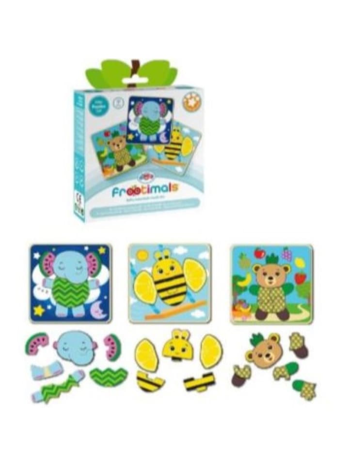 Kids Licensing Holzpuzzle mit drei Motiven Bär Elefant Biene 10 Monate günstig kaufen onesize