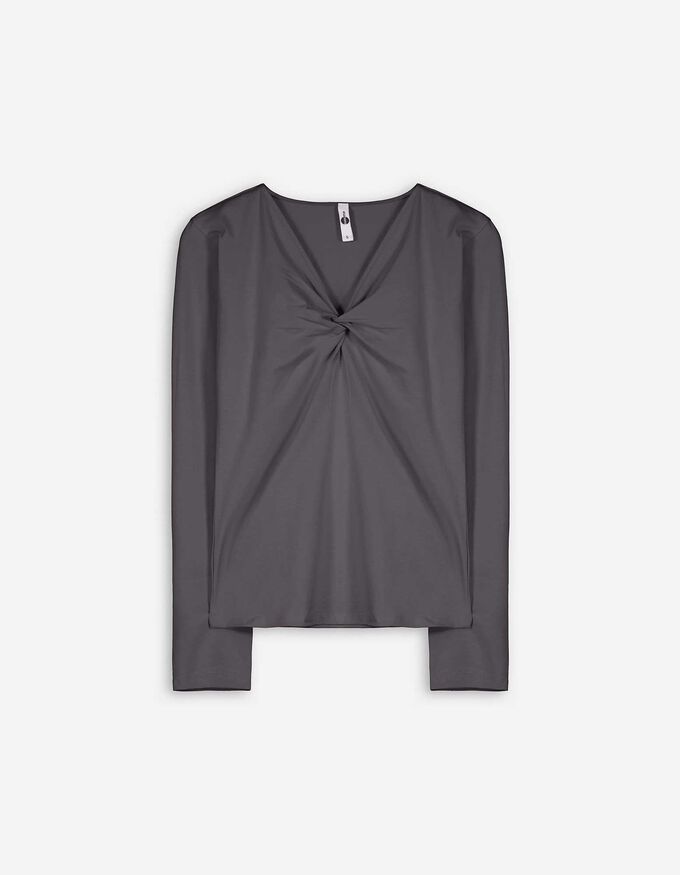 Langarmshirt - Knotendetail