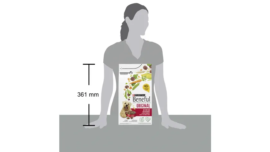 PURINA BENEFUL Original mit Rind & Gemüse 1.4 kg