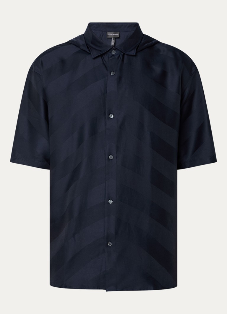 Emporio Armani srajca iz liocela regular fit s kapuco