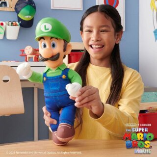 Der Super Mario Bros. Film Plüschfigur - Luigi
