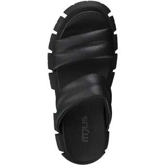Mjus Esagerata Pantolette in schwarz