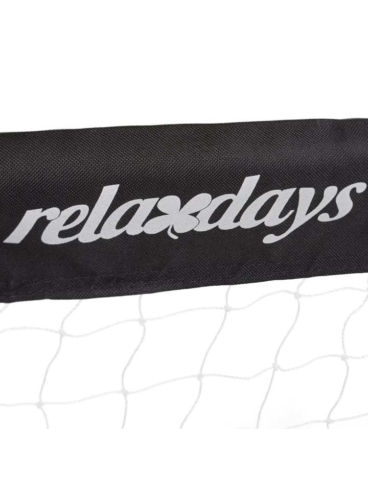 relaxdays 2 x Fußballtor in Schwarz - (B)150 x (H)110 x (T)75 cm günstig kaufen onesize