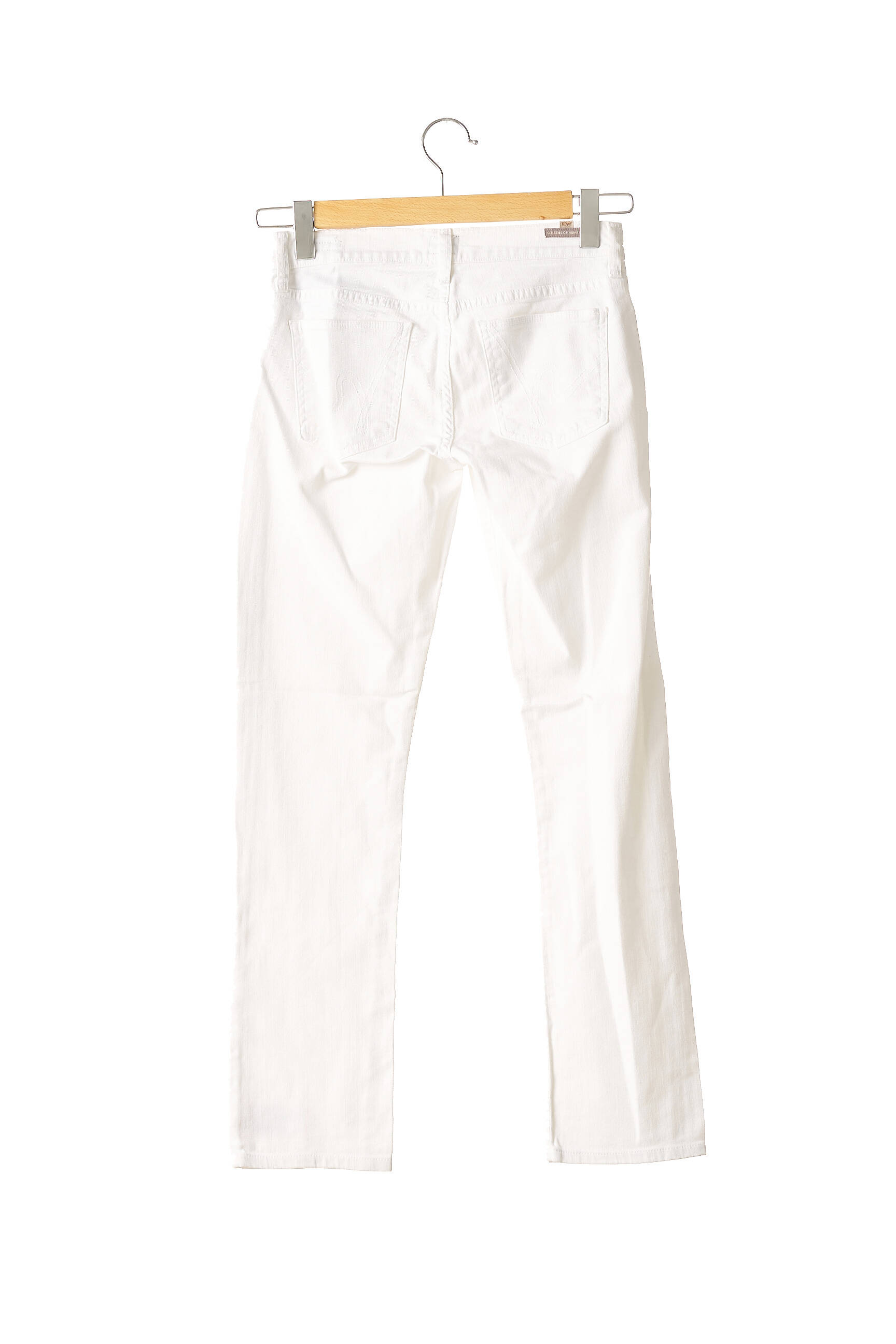 Citizens Of Humanity Jeans Coupe Droite Femme couleur blanc