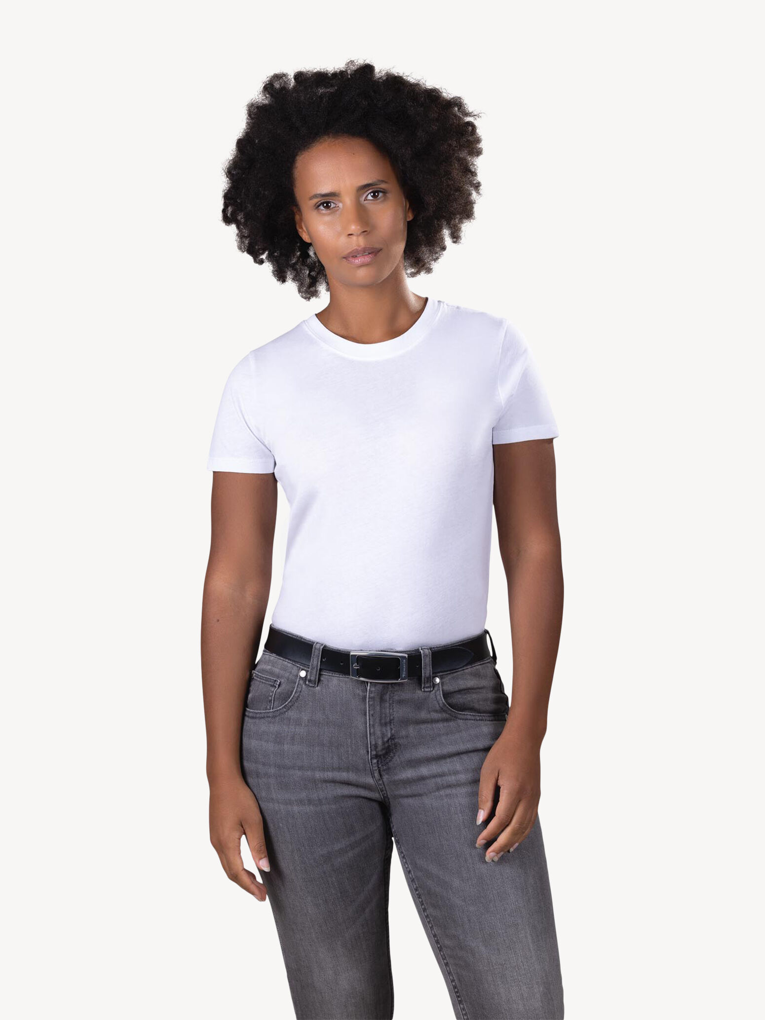 Ceinture en cuir - noir