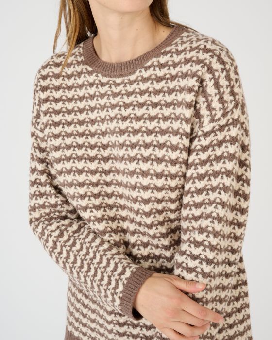 Pull maille bicolore Thermolactyl