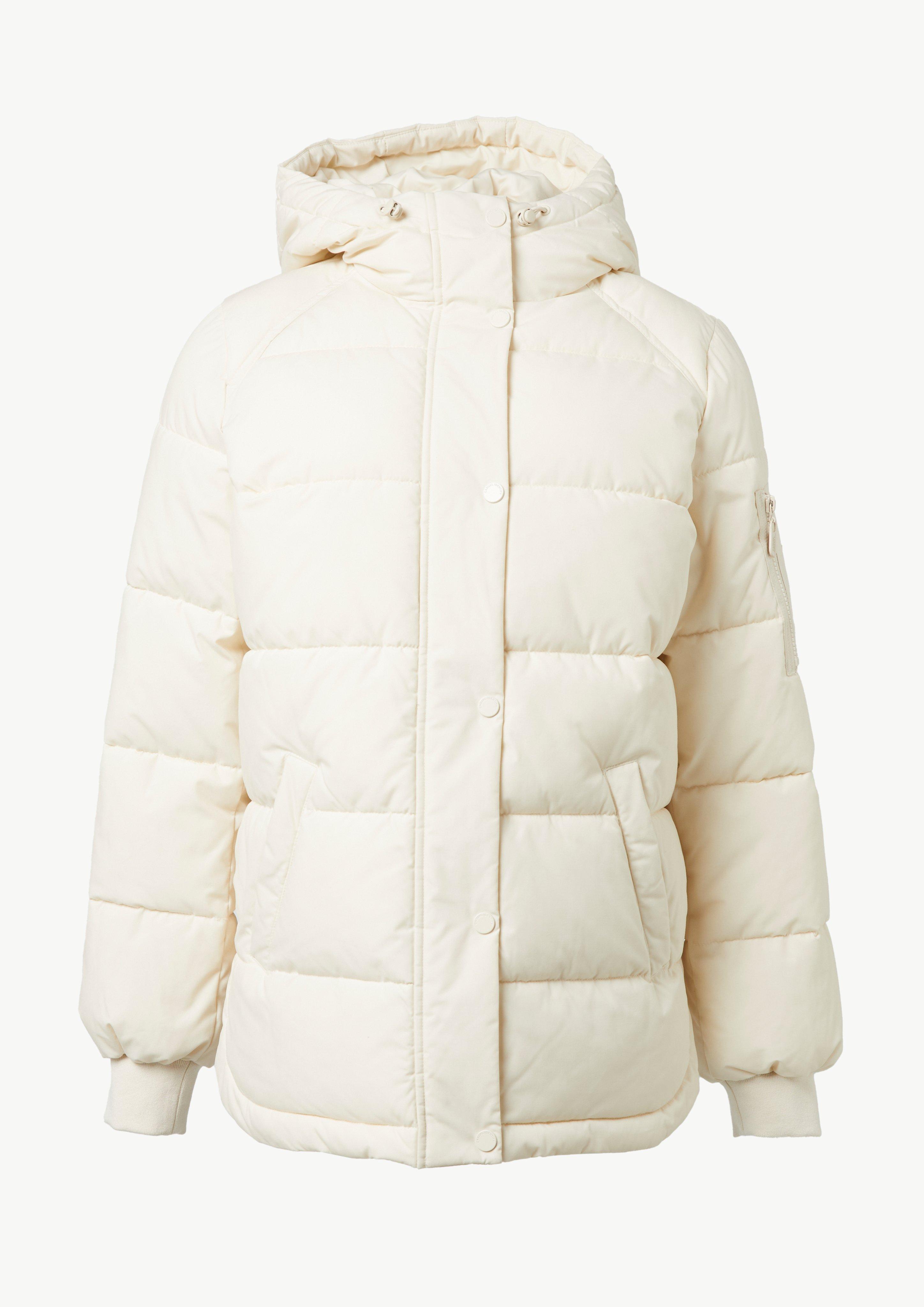 Steppjacke aus Baumwollmix - helles beige