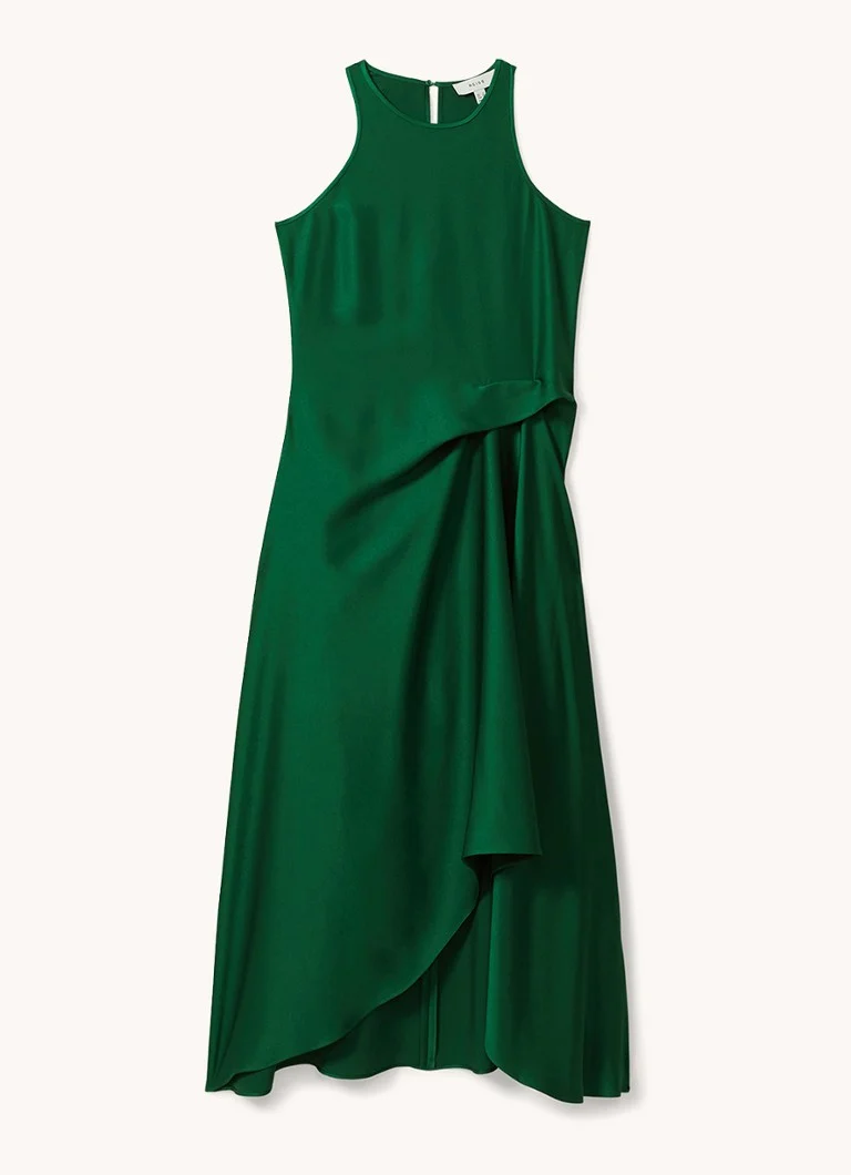 Vestido midi Micah de Reiss con bajo asimétrico