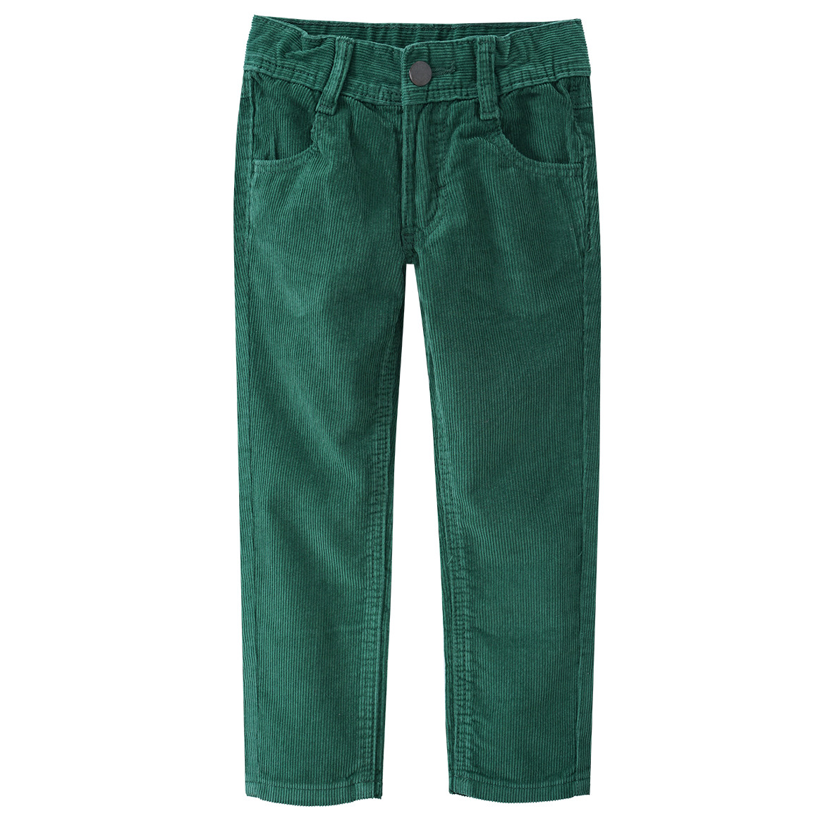 Jungen Cordhose mit verstellbarem Bund dunkelgrün