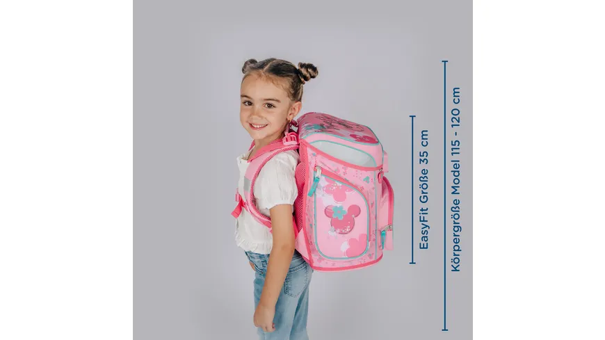 Scooli Minnie Mouse EasyFit Schulranzen-Set 5teilig