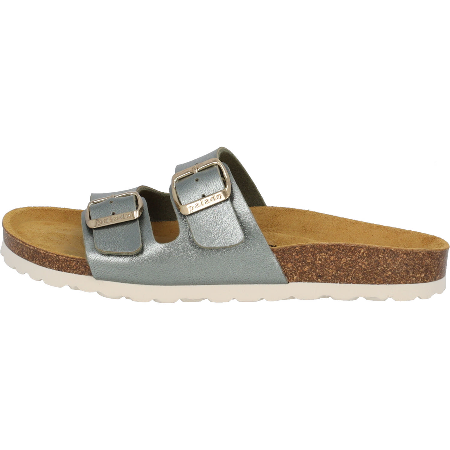 Palado Milos Metallic, Pantoletten, Damen, Grün