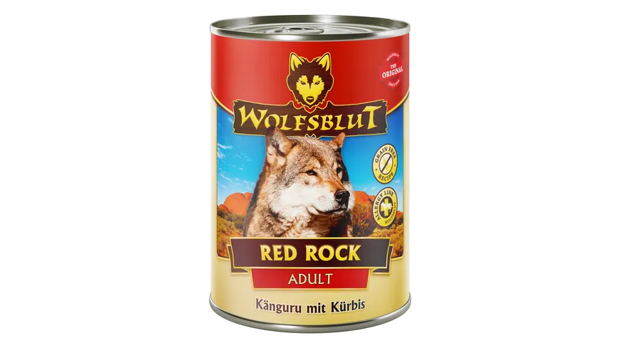 Wolfsblut Hundenassfutter Red Rock Känguru 395 g